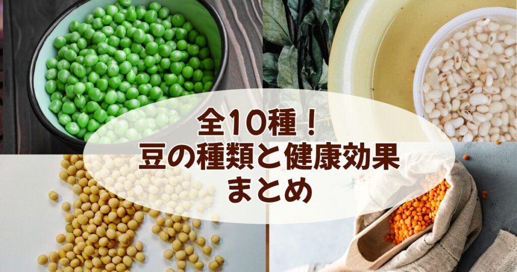 【全10種】豆の種類一覧と健康効果まとめ|栄養と特徴まるわかりガイド♪ | IMOMARU Lifestyle